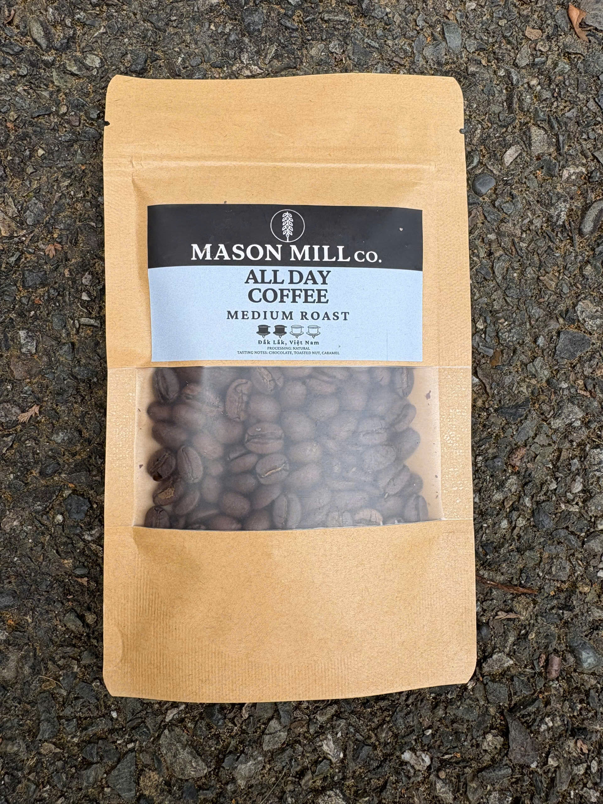 All Day Coffee (50g)  - Medium Roast, 60% Arabica, 40% Robusta, Đắk Lắk, Việt Nam